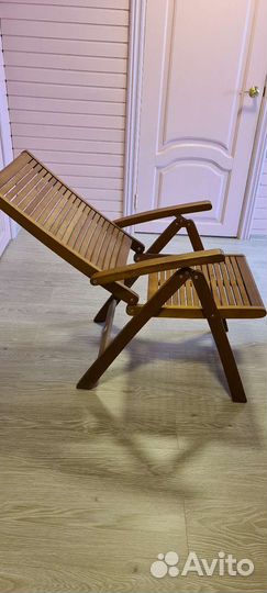 Кресло шезлонг складное