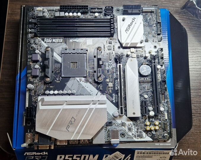 Комплект b550m pro 4/ruzen 5 5600