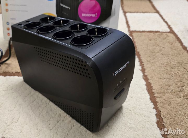 Ибп ippon back comfo Pro 800 black