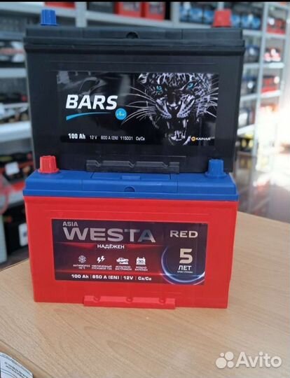 Аккумулятор на автомобиль west red 100ah asia