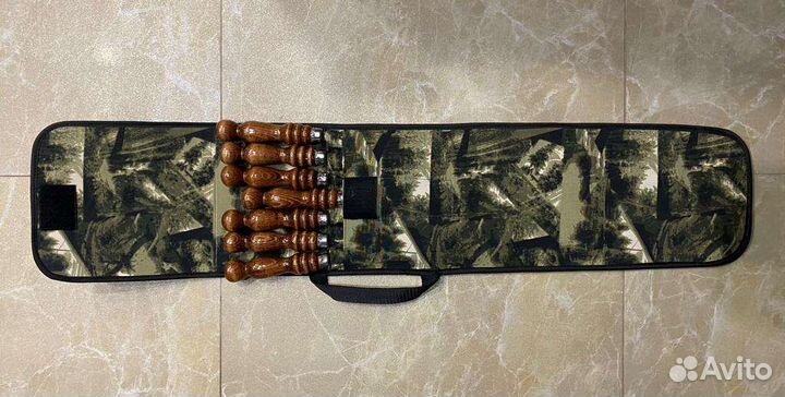 Шампура из нержавейки набор 10 предметов