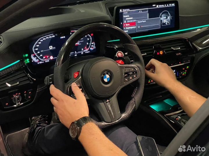 Руль М5 / М6 BMW Gucci карбон
