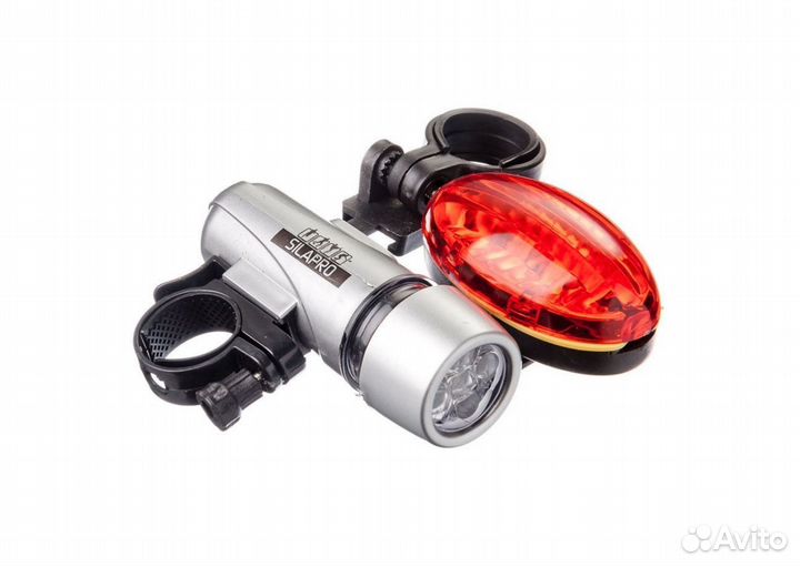 Набор велосипедных фонарей передний + задний