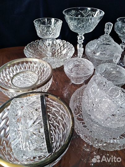 Хрусталь Вазы Салатницы Конфетницы