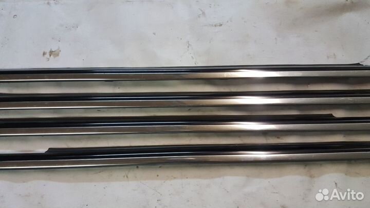 Молдинги дверей верхние хром мерседес w220 mb