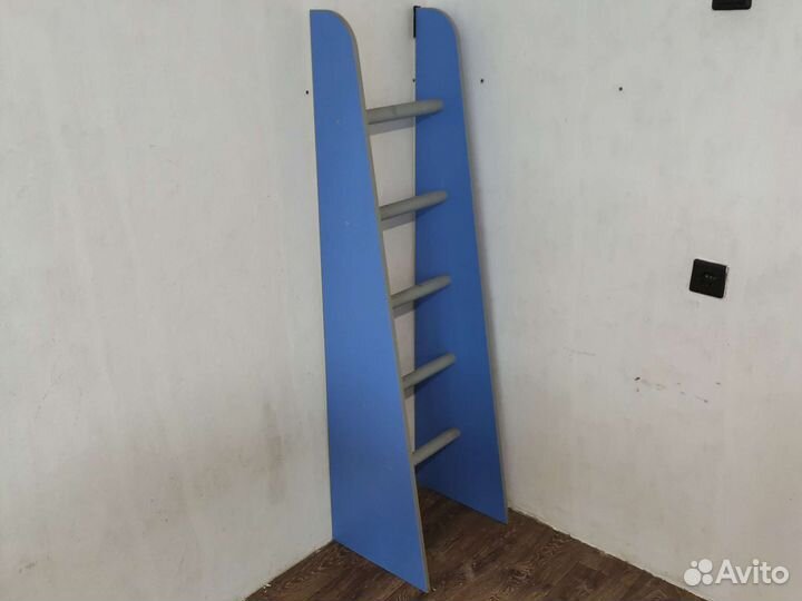 Лестница для кровати синяя