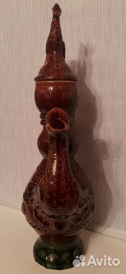 Кувшин (кумган) с крышкой. Скопинская керамика