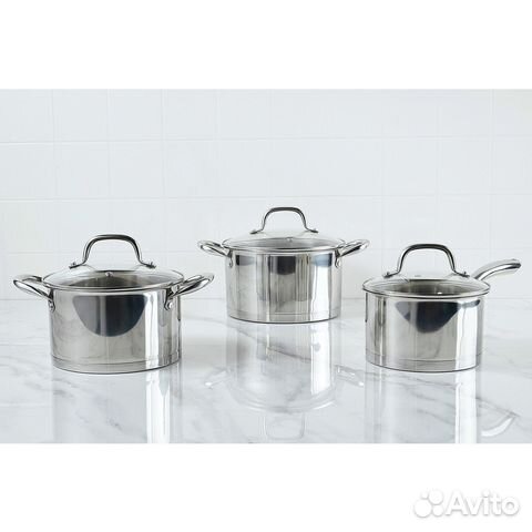 Кастрюля ковш 3,6 2,5 1,8 Berkraft Prime индукция+