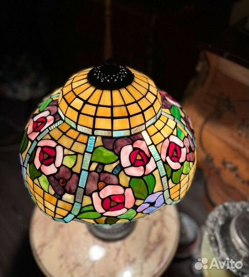 Лампа настольная. Тиффани