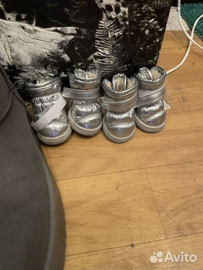 Ботинки зимниее для собаки средних пород