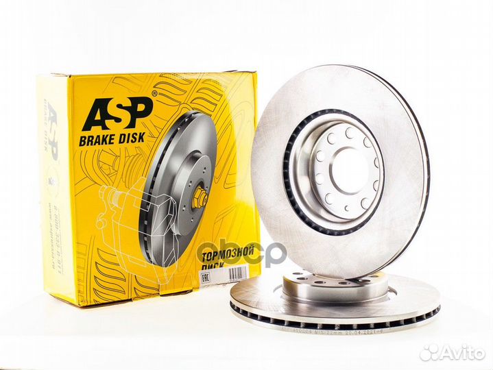 Диск тормозной перед 410204 ASP