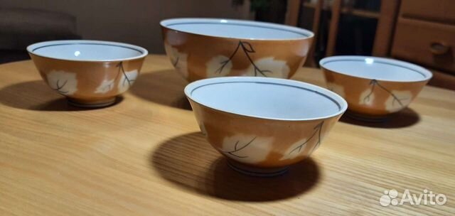 Посуда: Пиалы/Салатники. Фарфор Городница