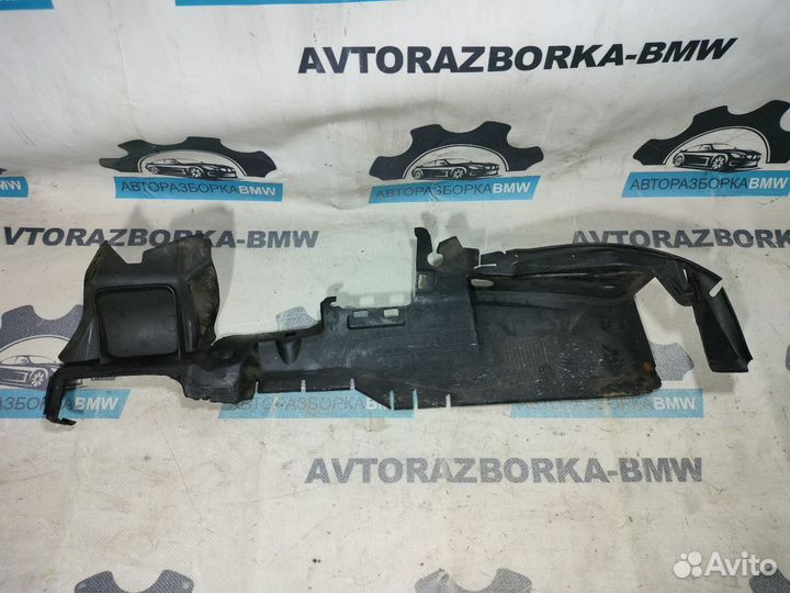 Воздуховод радиатора левый BMW X5 E53 LCI
