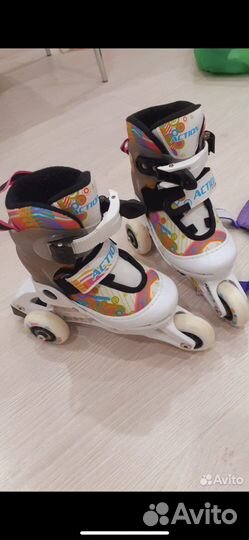 Детские ролики с защитой 26-29