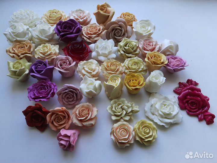 Силиконовые формы для мыла и шоколада розы