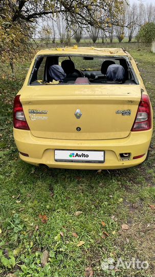 Renault Logan 1.4 МТ, 2012, битый, 300 000 км