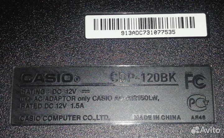 Цифровое пианино casio cdp-120 bk для рынка Канады