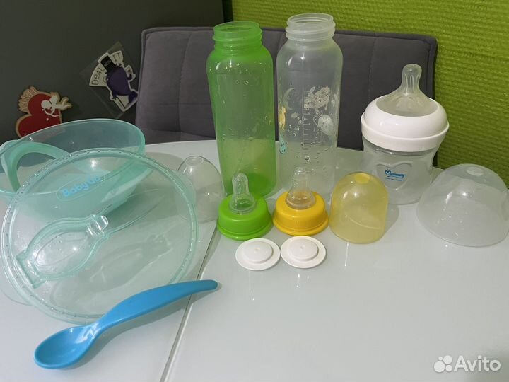 Бутылочки, тарелочка, нимблер