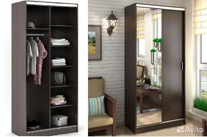 Шкаф купе 100см