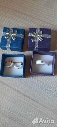 Обручальные кольца серебро