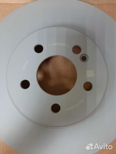 Диск тормозной задний