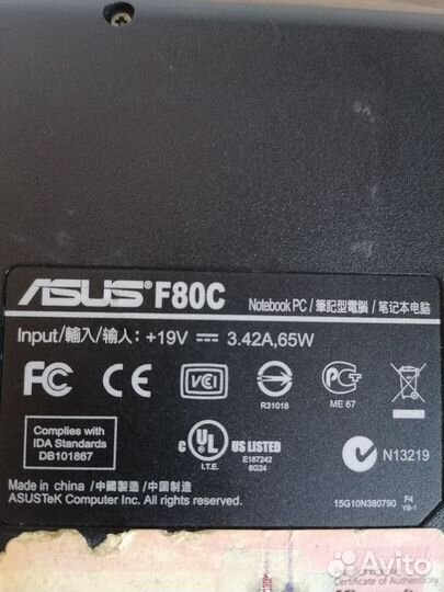 Asus F80C