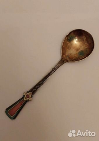 Ложка десертная Серебро 916 Винтаж