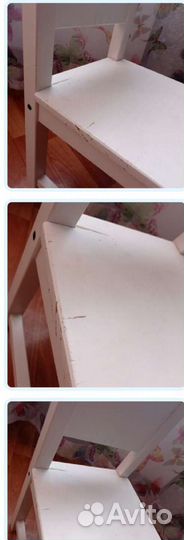 Столик и 2 стула детских. IKEA