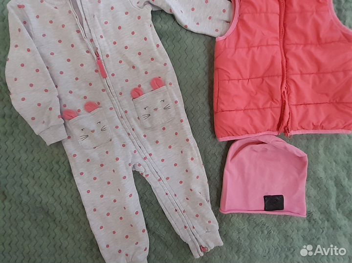 Брендовые вещи пакетом на девочку 80 86