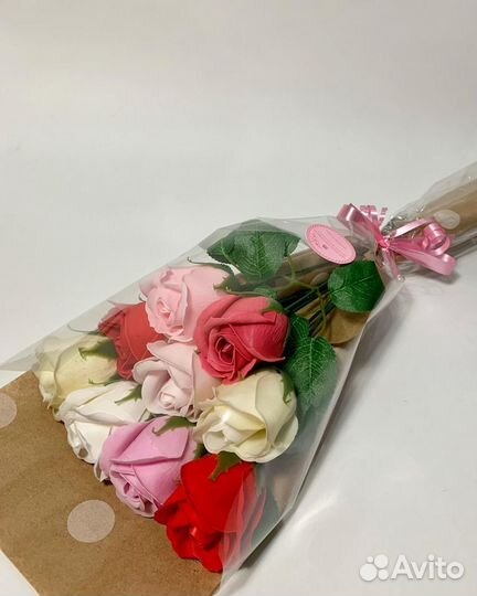 Мыльный букет из 9 шт