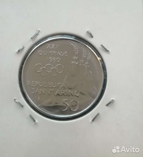 Лиры Сан-Марино Олимпиада 1980