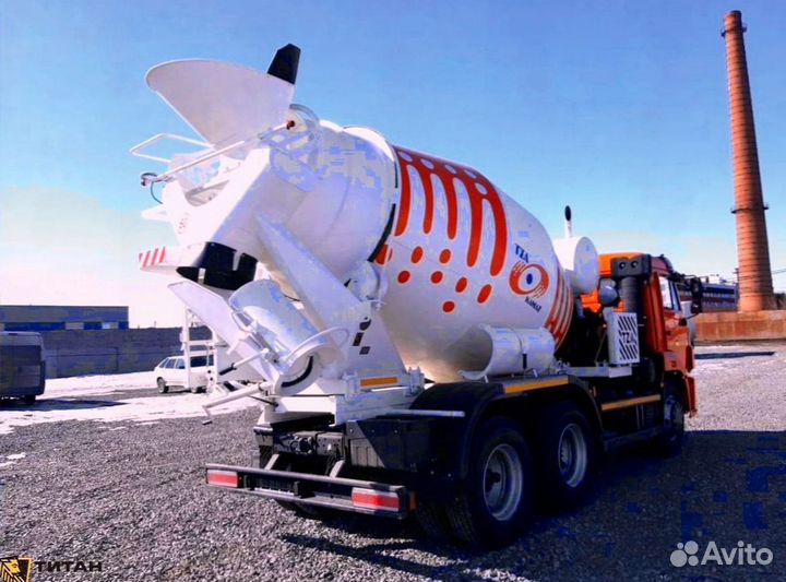 Доставка бетона миксером