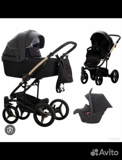 Коляска 3 в 1 bebetto torino