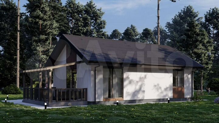 Дом 72 м² на участке 7 сот.