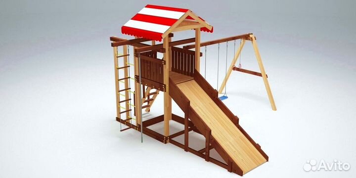 Детская площадка для дачи Савушка 4 сезона 3
