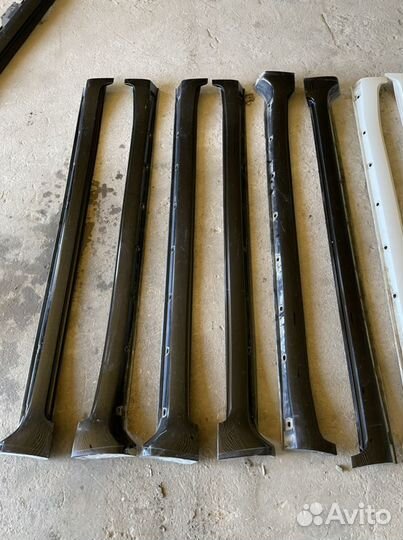 Пороги toyota land cruiser 200 оригинал в цвет