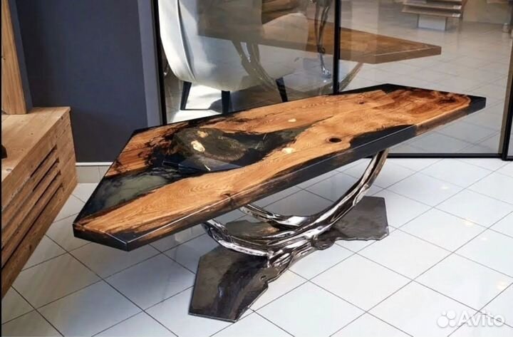 Компьютерные столы и журнальные столики из Слэбов