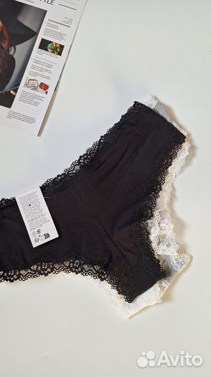 Трусы женские hm хипстеры s хлопок