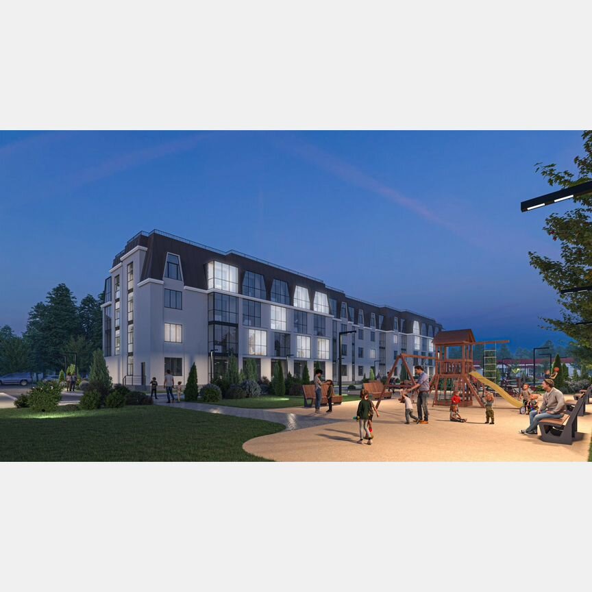 2-к. квартира, 39 м², 1/4 эт.