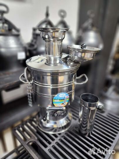 Самовар 3.5л 1 чаша