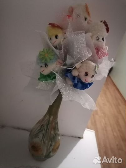 Вязанный букет