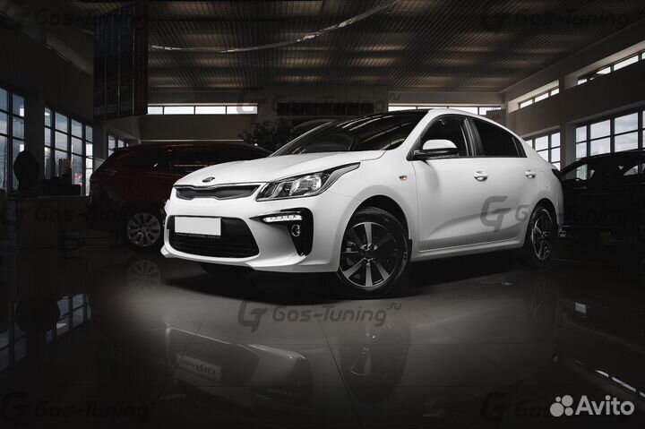 Серпы накладки птф на Kia Rio 4