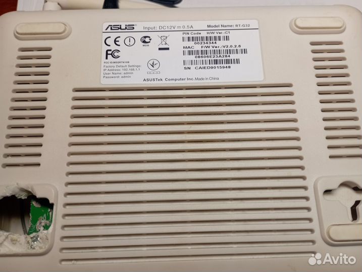 Роутер asus RT-G32