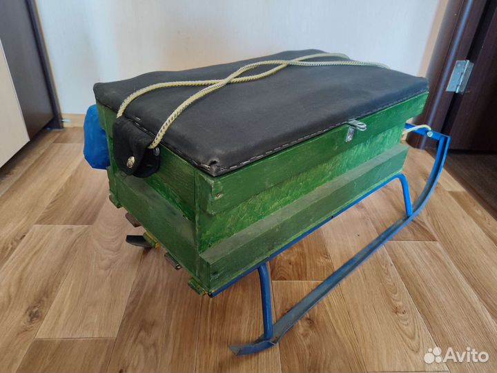 Сани для рыбалки с ящиком