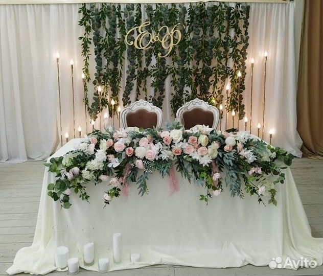 Украшение зала на свадьбу. Оформление. Декор