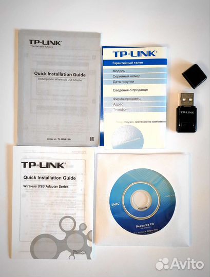 Сетевой адаптер WiFi TP-Link TL-WN823N