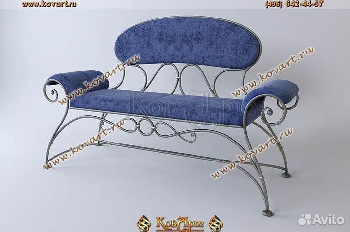 Диваны кованые. Кованая кровать диван. Art: E713