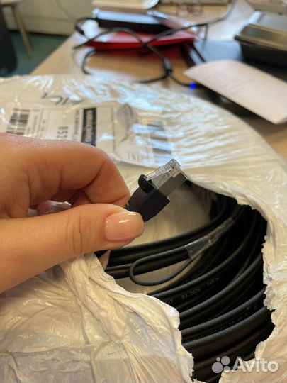 Кабель для интернет-соединения RJ-45 / RJ-45, 70м