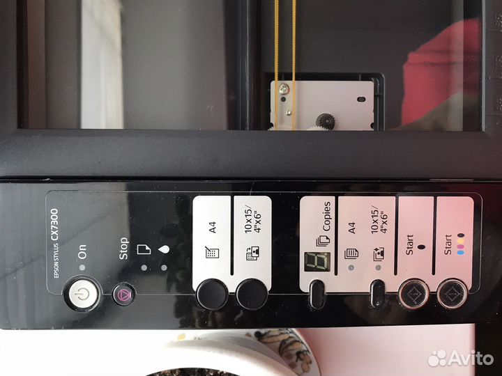 Мфу струйное Epson Stylus CX7300, цветн., A4