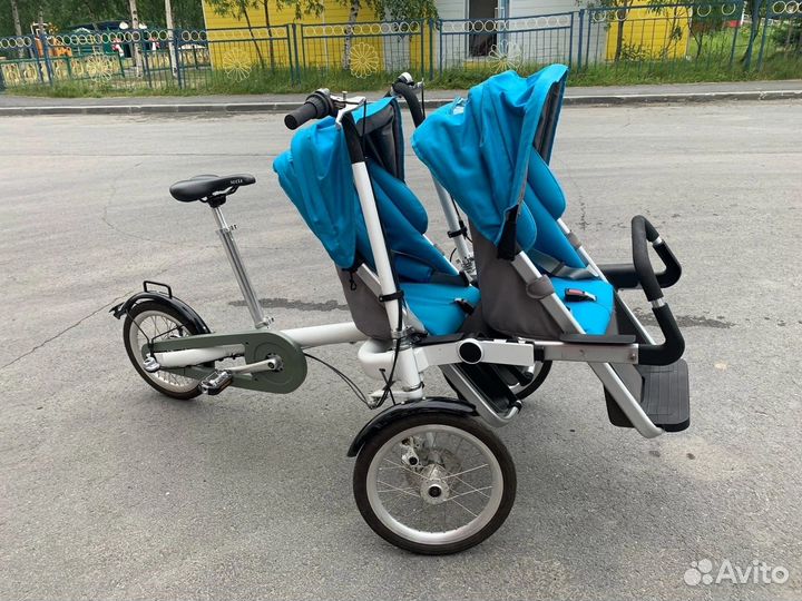 Велосипед коляска как для одного так и для двойни